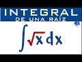 Integral de una raíz | Ejemplo 1