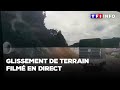 Glissement de terrain film en direct