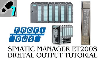Siemens ET200S digital output wiring and configuration