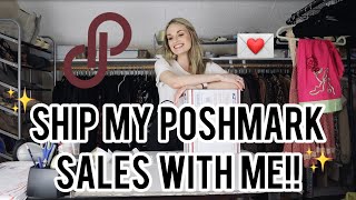 Ship My Sales on Poshmark With Me! See What Sold FAST &amp; For a GREAT Profit!