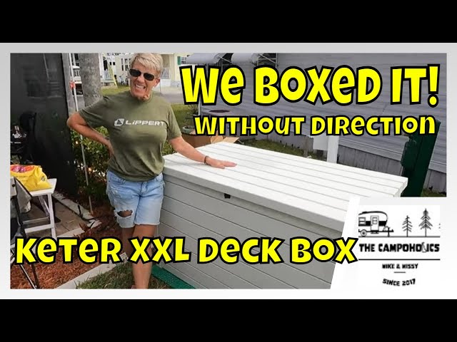 Keter XXL Outdoor 230 Gallon Outdoor Storage Box 