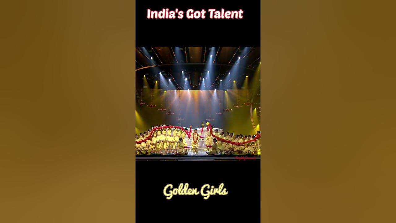 India's Got Talent S10 | Ganesh Gajanana Golden buzzer #shorts Dance | Golden Girls | MightyDanceX