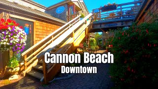 4K Downtown Cannon Beach 2020 Walking Tour, Oregon Travel Binaural Audio