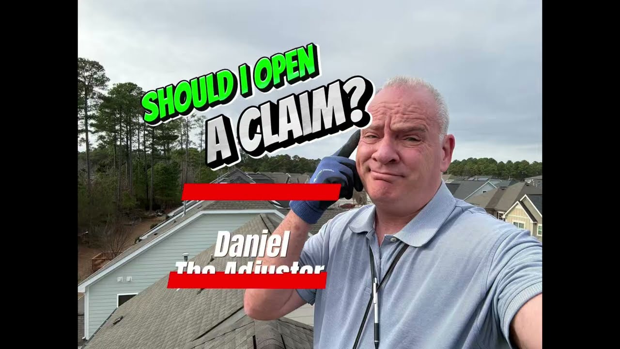 Should I open a Claim? Daniel the Adjuster  
