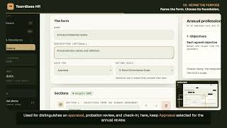 Designing Your Appraisal Forms | TeamBase HR