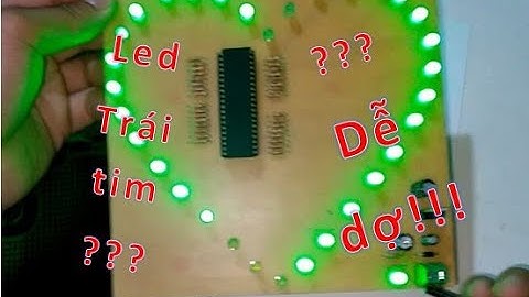 Led trái tim sử dụng 89C51