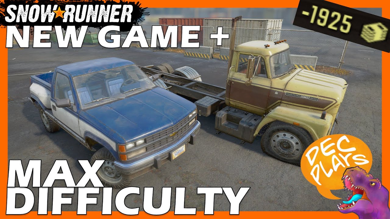 Max Difficulty New Game Plus Is Brutal Don't Try It - Snowrunner - LIVE