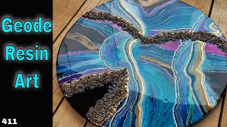HOW TO make Geode Resin Art