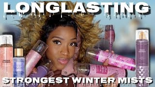 The TOP/BEST LONGLASTING  WINTER 2022 BODY MISTS | Longlasting Bath &amp; Body Works body mists