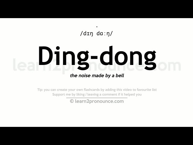 ding dong ditch meaning and pronunciation - video Dailymotion