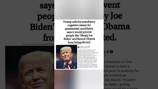 The Ultimate Mental Test? 🧠 Trump Demands Mandatory Cognitive Exams!🏛️#VibesCreator#BreakingNews2026