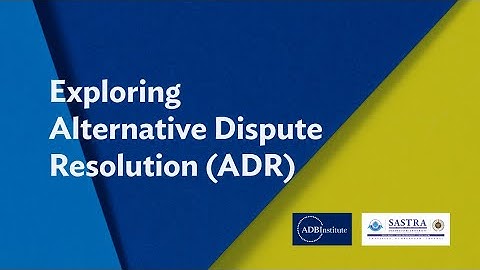 Exploring Alternative Dispute Resolution