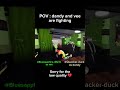 POV : dandy and vee are fighting (a collab with @Quacker-duck ) #roblox #dandysworld #funny #fypシ