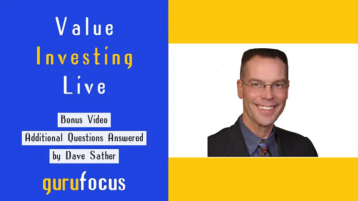 Value Investing Live: Dave Sather Answers Addition...