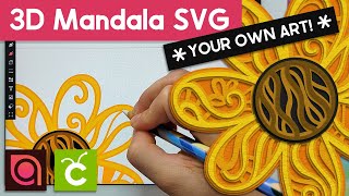 Create Your Own Layered Mandala SVG with Vector Q on iPad