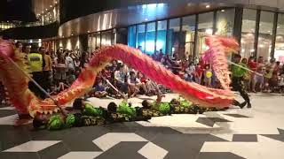 LED Dragon Dance 🐉🐲🪭 CNY 2024 at the Starling