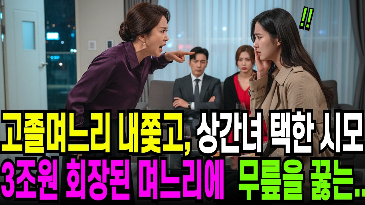 고졸이라고 며느리 내쫓고 상간녀 택한 시모, 3조원 회장되어 돌아온 며느리 앞에 무릎을 꿇는데...오디오북 ㅣ 사연라디오 ㅣ 노후사연 ㅣ 반전사연