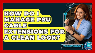 How Do I Manage PSU Cable Extensions For A Clean Look? - Your Computer Companion