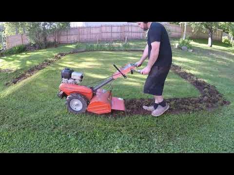 How To Rototill Yard