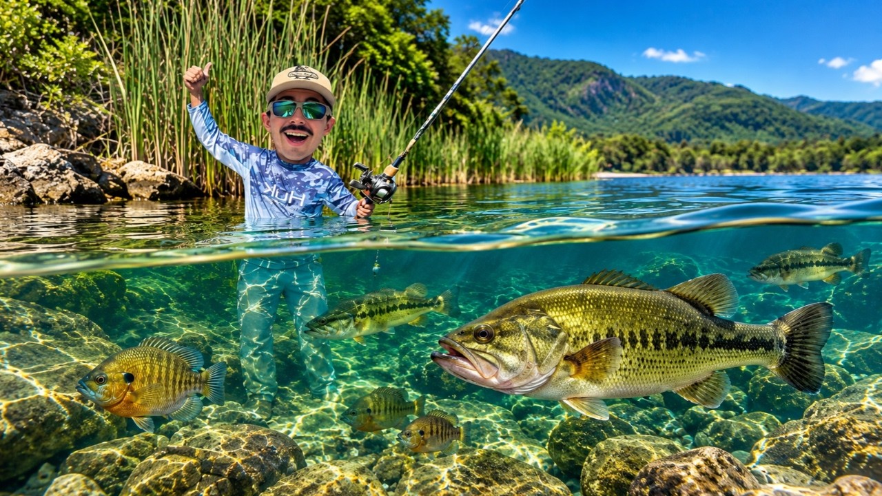 Los peces pueden VERME… ¿Aún así puedo pescarlos?