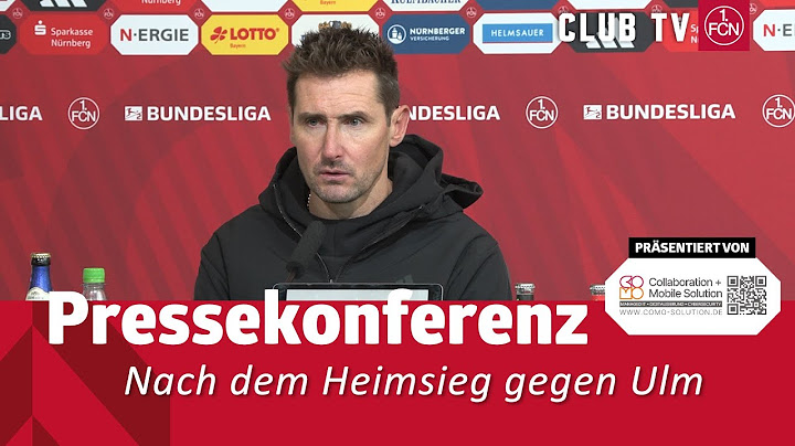 Die PK mit Miroslav Klose & Thomas Wörle  | 1. FC Nürnberg - SSV Ulm 2:0