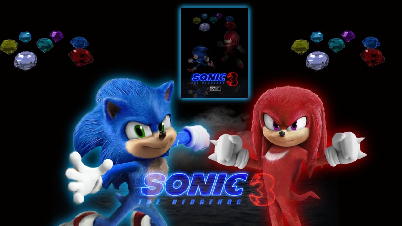 SEGAbits.com 💥 SEGA News on X: Based on data from the first two Sonic  movie posters, we asked an AI what a Sonic 3 poster would look like and  this is the