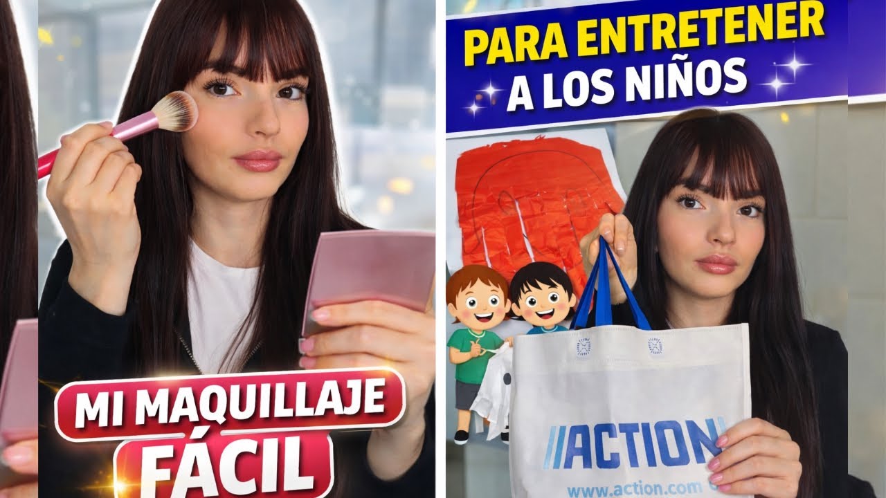 Rutina de maquillaje + DIY fáciles para mamás e hijos 💕