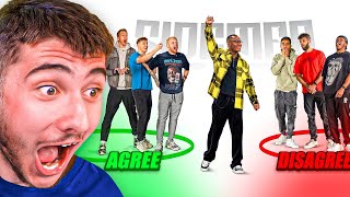 Reacting to DO ALL THE SIDEMEN THINK THE SAME? DEJI EDITION
