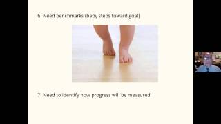 GOALS AND BENCHMARKS FOR INTERVENTIONS AND IEPS