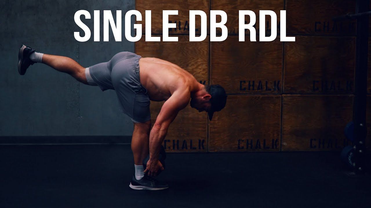 SINGLE DUMBBELL RDL CHALK PERFORMANCE TRAINING YouTube