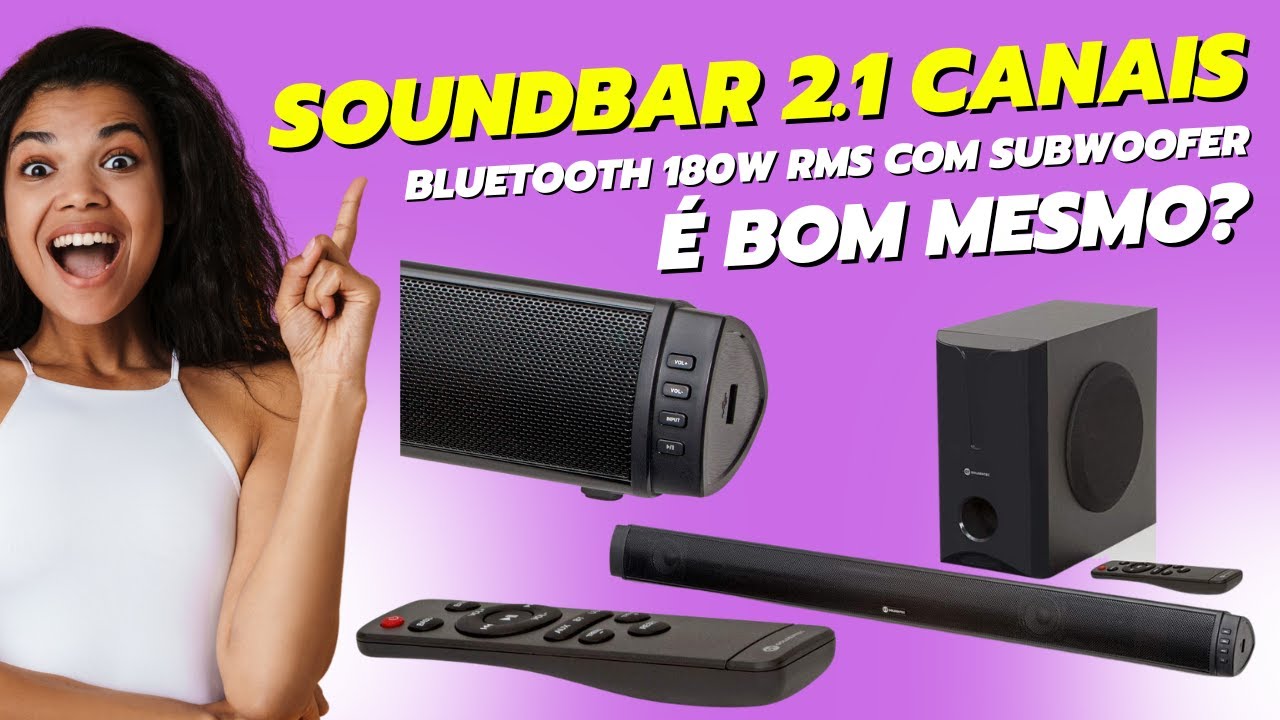 Soundbar 2 .1 Goldentec de 180 Watts vale o Investimento? YouTube