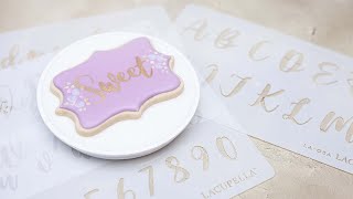 Cookie Decorating With Royal Icing and Stencil