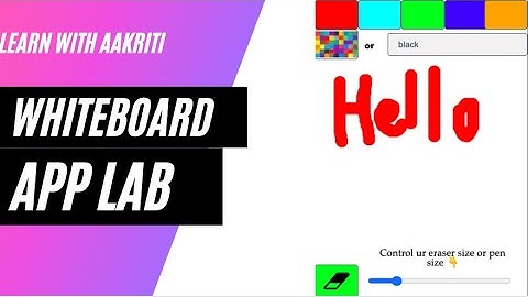 Whiteboard app in App lab