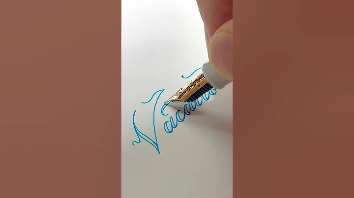 Cursive handwriting with fountain pen #fountainpen #satisfying #handwriting #shorts