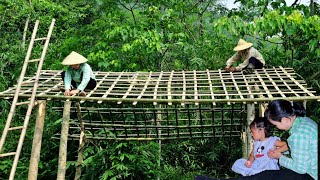 Companion sister: Complete the basic bamboo house and have a loving meal