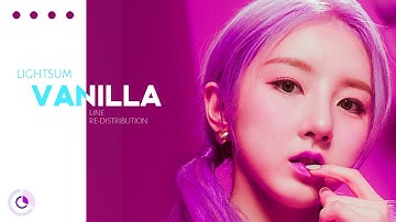 How should LIGHTSUM (라잇썸) sing VANILLA ( Line Re-Distribution )