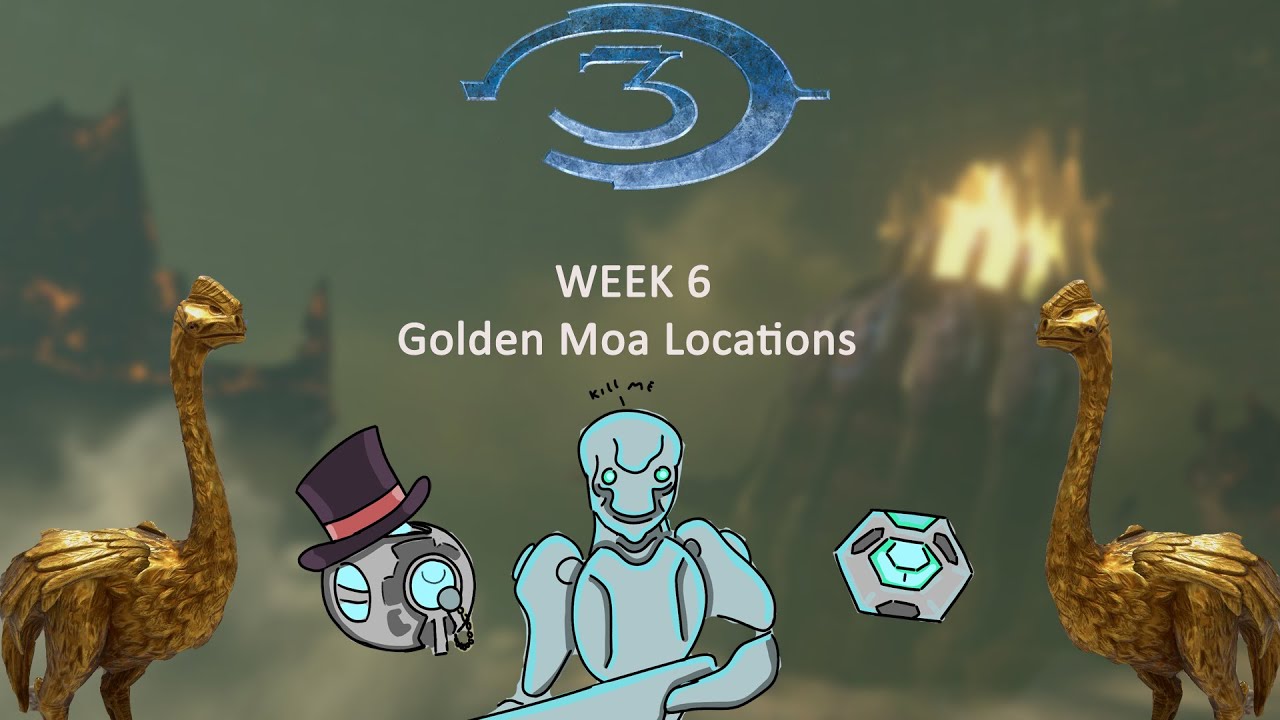 (WEEK 6) Halo 3 Golden Moa locations The CovenantCortanaHalo YouTube