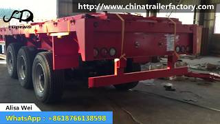 customized 3 axles 40ft fence cargo semi trailer shipping to Africa