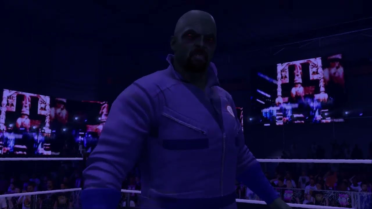 WWE 2K24 HORROR MATCH Big Daddy The Zombie VS The Mohawk Zombie