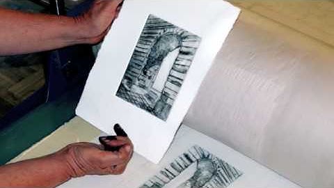 Printmaking intaglio processes