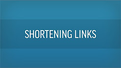 How To Shorten A URL / Link