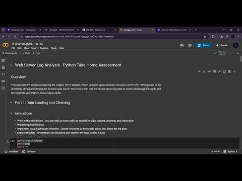 Web Server Log Analysis - Python Take-Home Assessment by MapUp