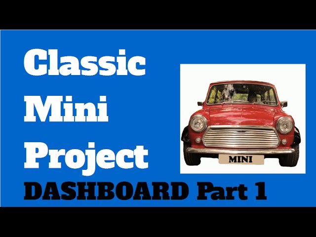 Mini Dash  Mini cooper classic, Classic mini, Mini cars
