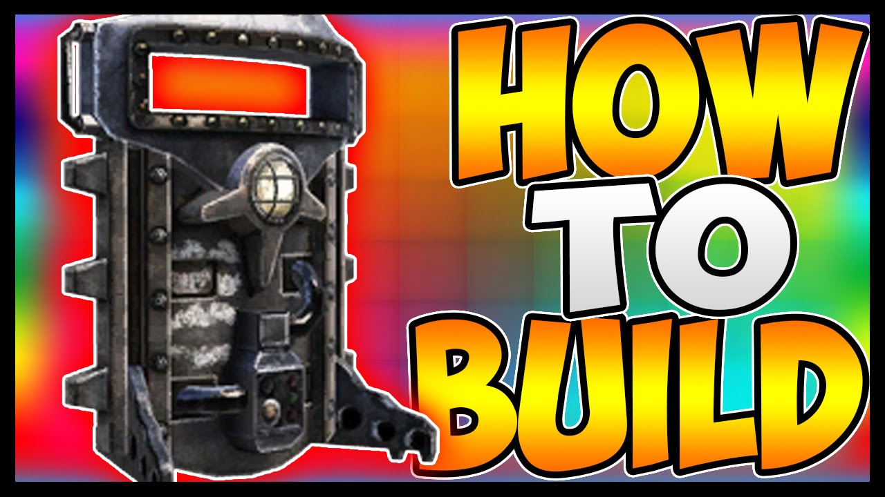 "How to build Zombie Rocket Shield" in Shadows of Evil || Call of Duty Black Ops 3 Zombies