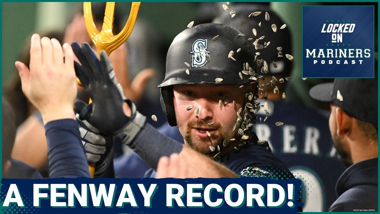 Cal Raleigh makes history as Mariners beat Red Sox 10-1