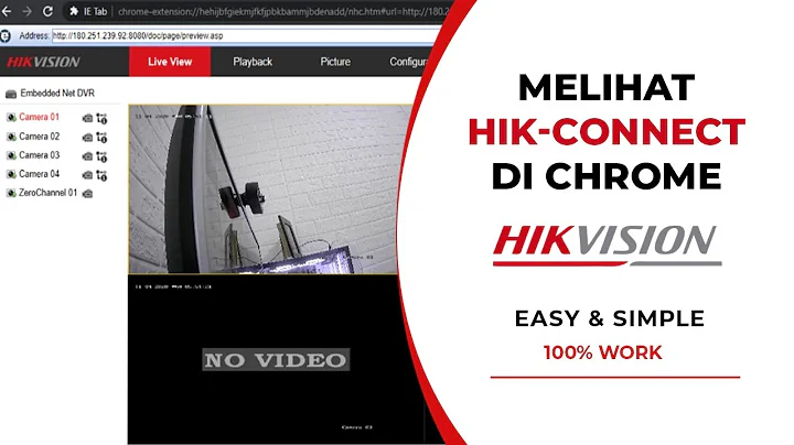 Cara Buka CCTV Hikvision Di Chrome - Solusi Hikvision Chrome Plugin Not Working