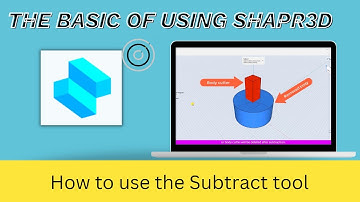 How to use the Subtract tool in Shapr3d