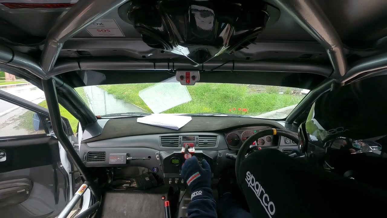 De16 ORC Canal Rally 2024 - Crash on SS2 De Ginste 1 - Adam Midghall/Tom Pidden