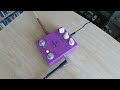 Chewed tape effects fuzz from above guitar pedal demo