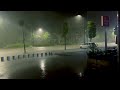 Midnight Rain in the City | Calm Night Ambience
